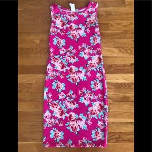 Pink flower power dress. A great summer addition.